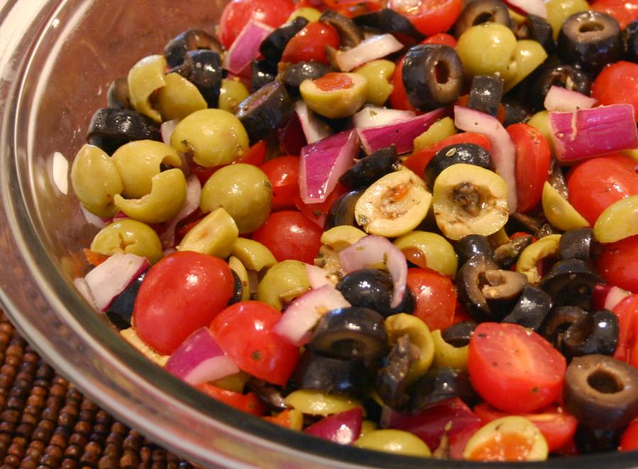 Olive mix e giardiniera